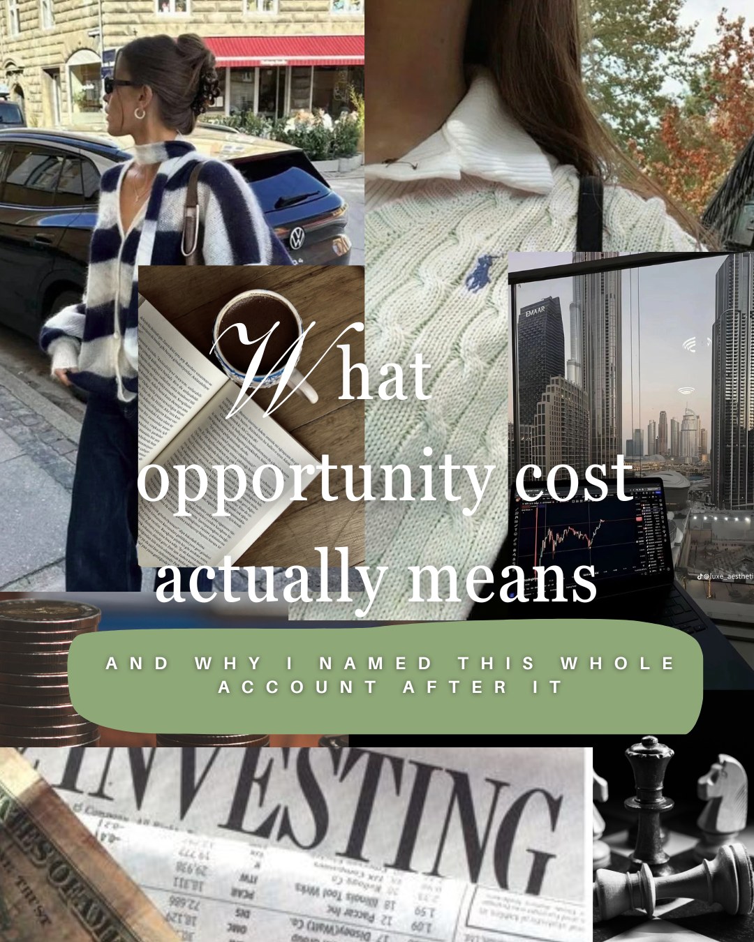 An opportunity cost breakdown, shared on Instagram